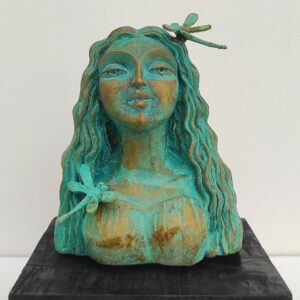 Bronze sculpture, Sculpture, Home Decor, Interior Design, Unique Bronze sculpture, Alka choudhary artwork, Bust Sculpture, My Angel, My Angels, Land of Angel