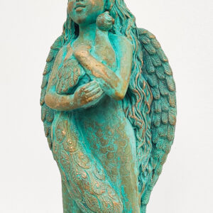 Bronze sculpture, Sculpture, Home Decor, Interior Design, Unique Bronze sculpture, Alka choudhary artwork, Bust Sculpture, Urvashi, My Angels, Land of Angel